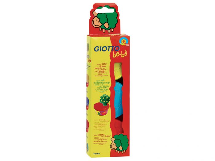 Soft modelling dough Giotto be-be 3x100g