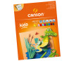 Kartonas spalvotos Canson Kids 24x32/185g 10 lapų
