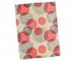 Lokta Paper envelope 18.5x25cm Mums Red/Black on Natural