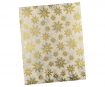 Lokta Paper envelope 24x30cm Snowflakes Gold/Silver on Natural