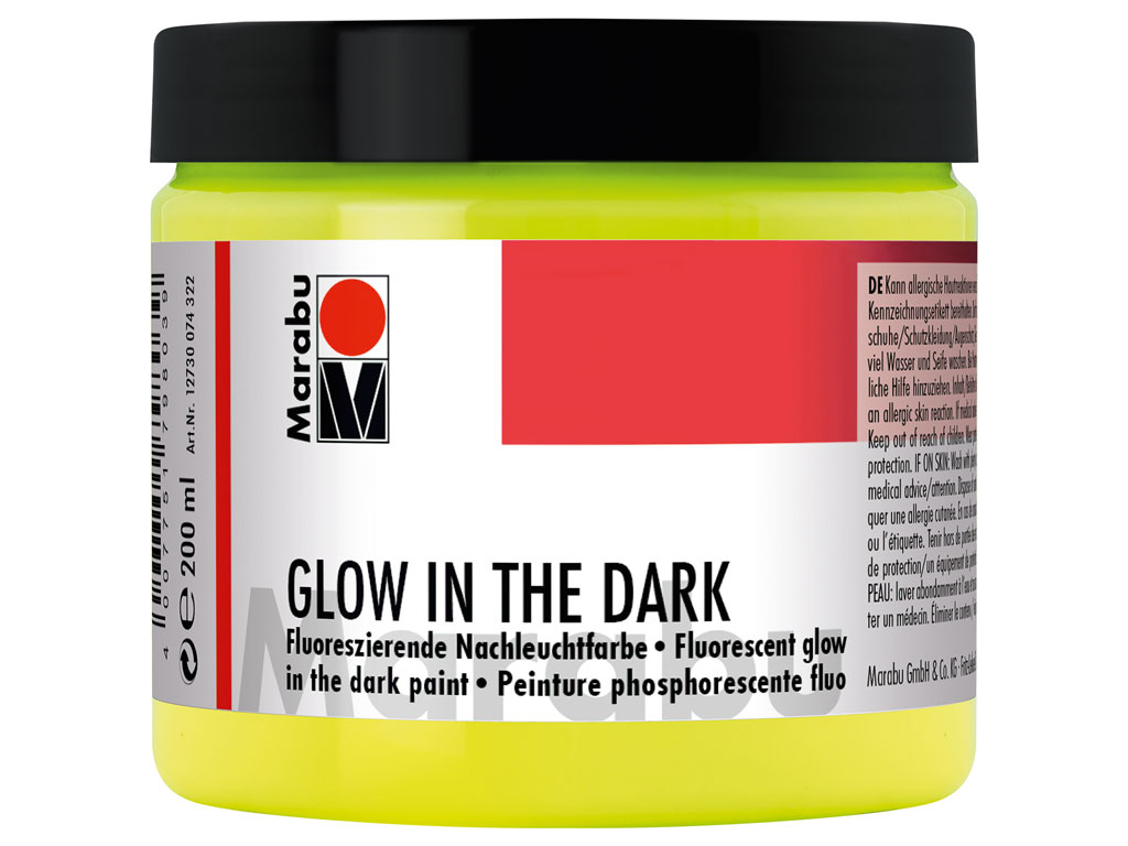 Glow in the dark paint Marabu 200ml
