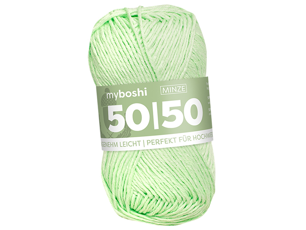 Yarn Myboshi 50/50 50% cotton/50% merino 50g/110m mint