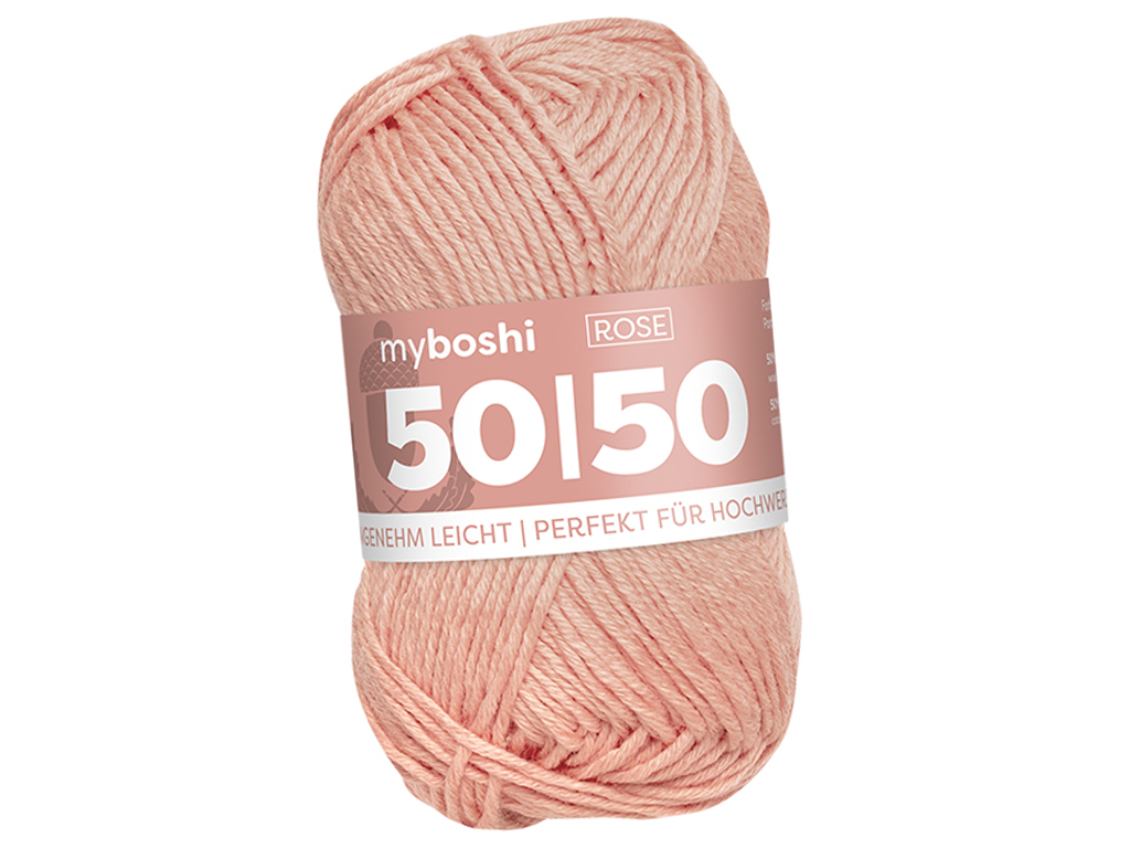Yarn Myboshi 50/50 50% cotton/50% merino 50g/110m light pink