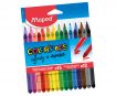 Felt pen Maped ColorPeps Jungle 12pcs+colour pencils Maped ColorPeps Monster 15pcs
