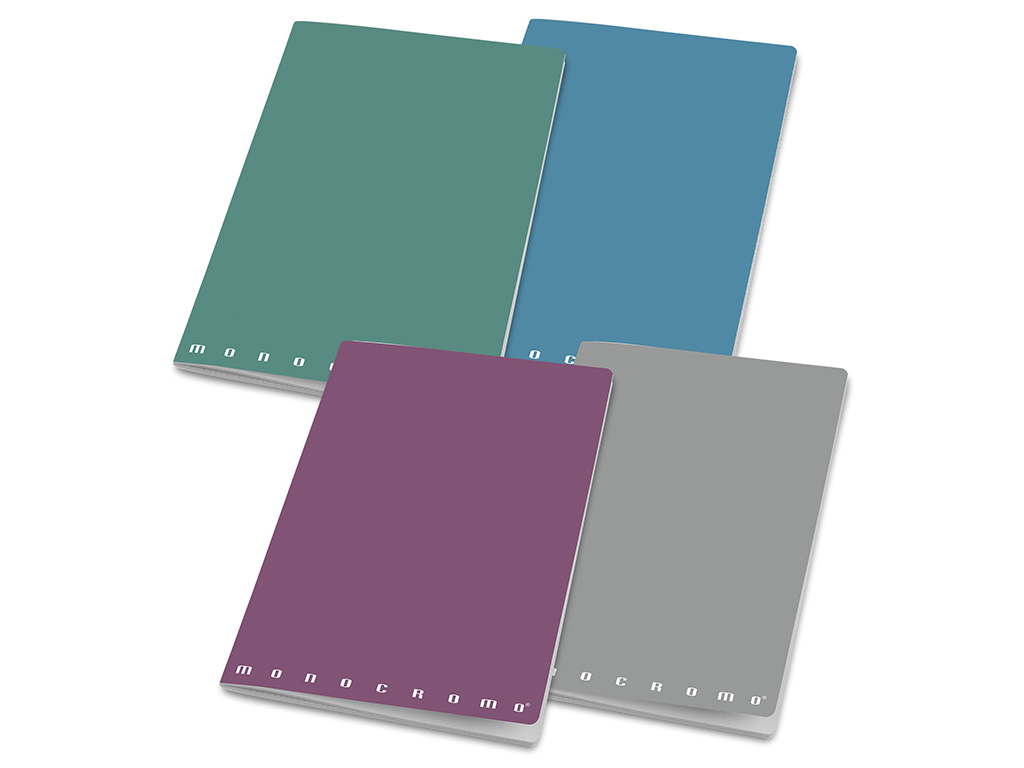 Exercise book Pigna Monocromo Dusty A4 squared 38 sheets