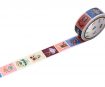 Masking tape mt Polly Fern 15mmx5m flower
