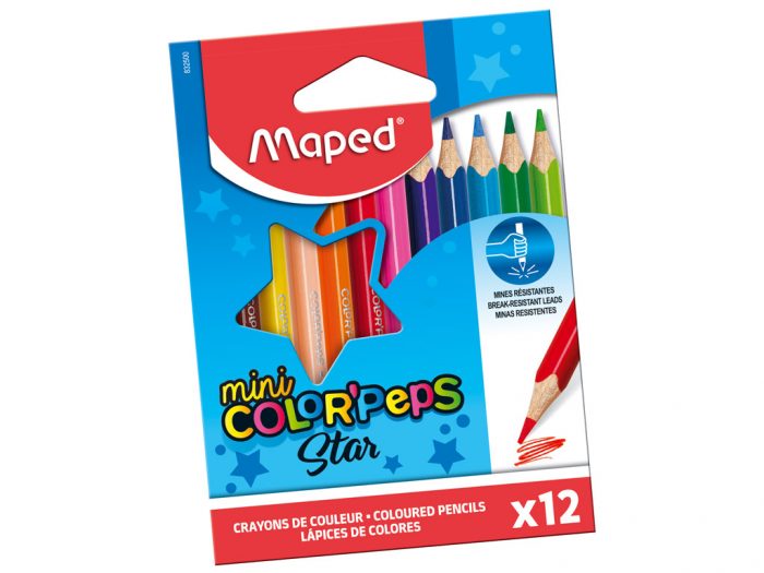 Krāsainie zīmuļi Maped Color’Peps Mini - 1/2