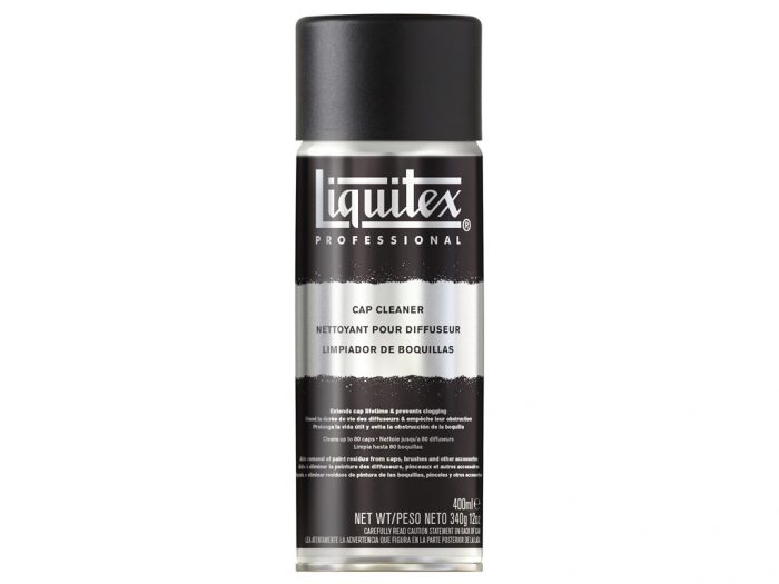 Spray paint cap cleaner Liquitex spray