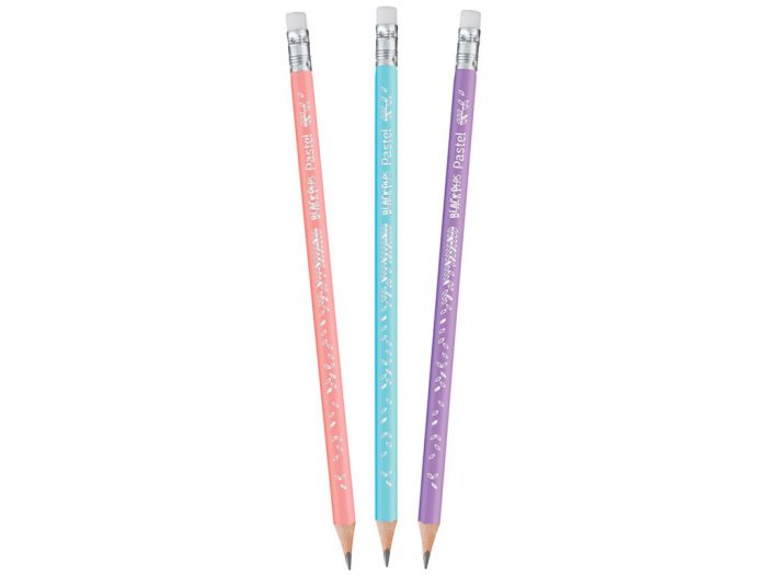 Graphite pencil Maped Pencil Black’Peps Pastel with eraser