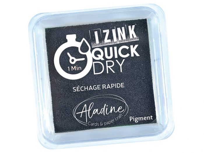 Ink pad Aladine Izink Quick Dry 5x5cm - 1/5