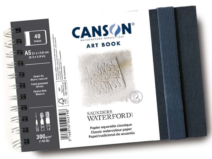 Akvarelinio popieriaus sąsiuvinis Canson Art Book Saunders Waterford