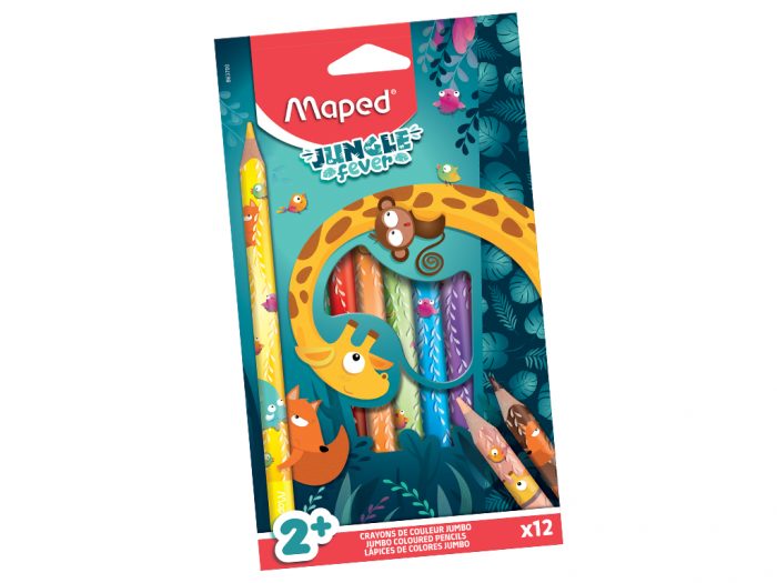 Colour pencils Maped Jungle Fever Jumbo - 1/2