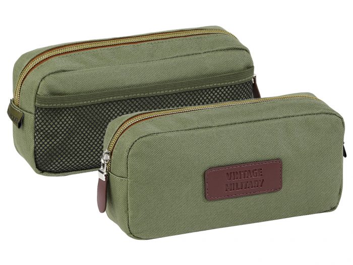 Pencil case Viquel square Military Trend - 1/3