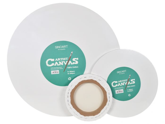Stretched canvas Sinoart round - 1/2