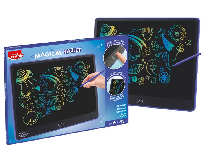 Drawing board LCD Maped Creativ Magical Tablet coloured - 1/3