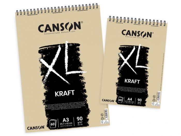Eskiisiplokk Canson XL Kraft - 1/4