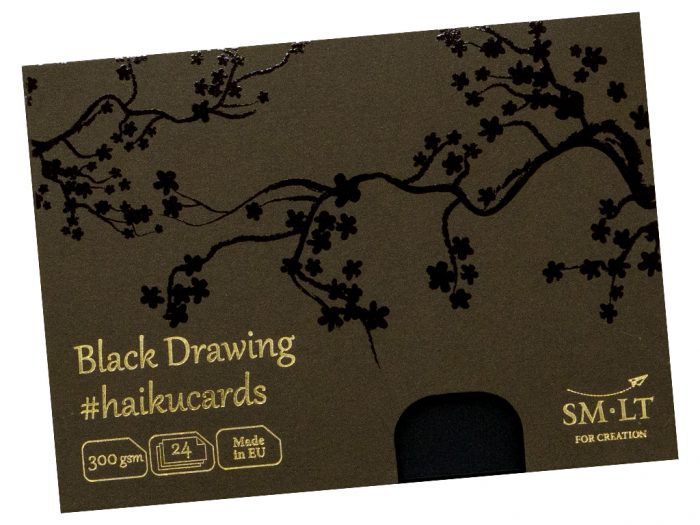 Postcard blank Smlt Art black - 1/4