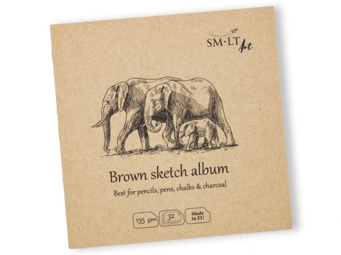 Eskizams bloknotas Smlt Art Authentic 14x14cm - 1/4