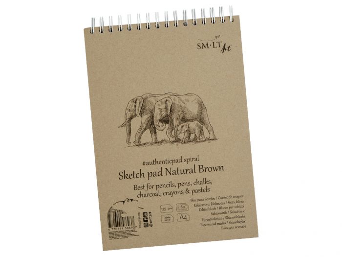 Eskiisiplokk Smlt Art Authentic pruun - 1/4