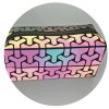 Pencil case Pigna square Monocromo Reflective Geometric - 3/3