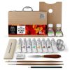 Oil colour set Winsor&Newton Artists wooden box - 2/6